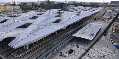 Brandalarm am Wiener Hauptbahnhof