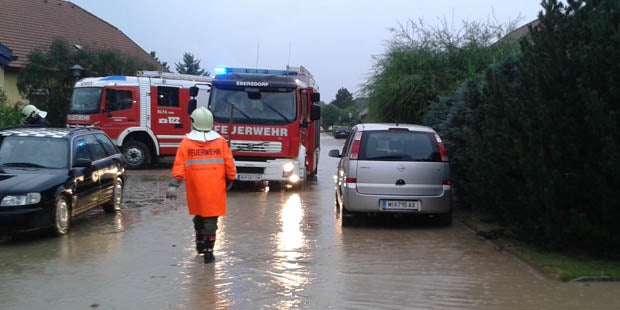 Stark-Regen über Ost-Österreich