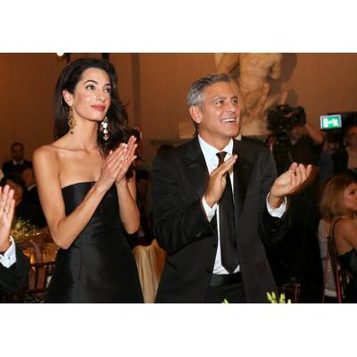 George Clooney verliebt mit Amal Alamuddin