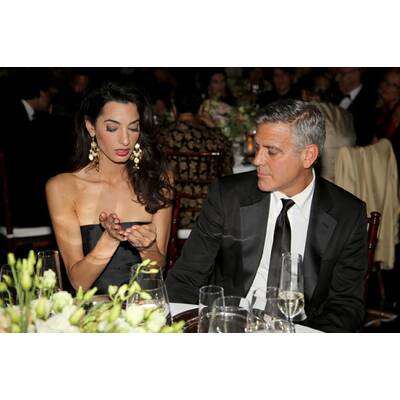 George Clooney verliebt mit Amal Alamuddin