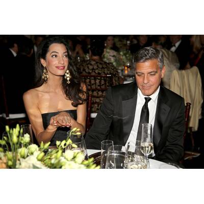 George Clooney verliebt mit Amal Alamuddin