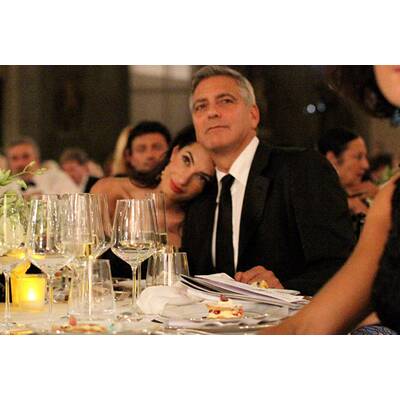 George Clooney verliebt mit Amal Alamuddin
