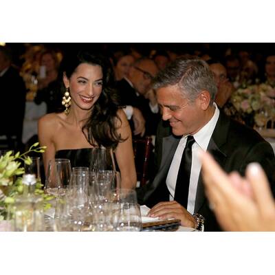 George Clooney verliebt mit Amal Alamuddin