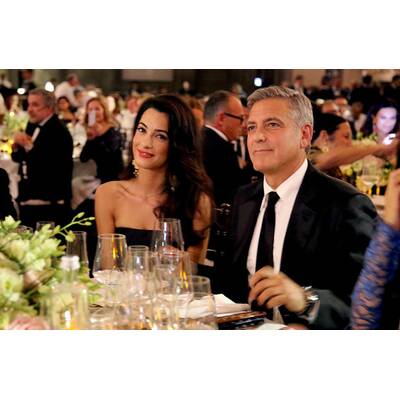 George Clooney verliebt mit Amal Alamuddin