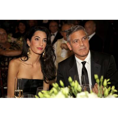 George Clooney verliebt mit Amal Alamuddin