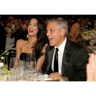 George Clooney verliebt mit Amal Alamuddin