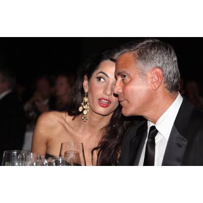 George Clooney verliebt mit Amal Alamuddin