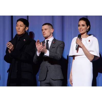 Angelina Jolie strahlt bei 