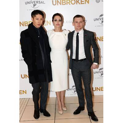 Angelina Jolie strahlt bei 