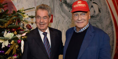 Heinz Fischer & Niki Lauda: Advent-Empfang beim ORF-Sport