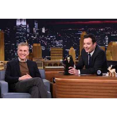 Christoph Waltz bei Jimmy Fallon