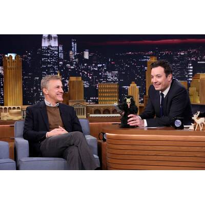 Christoph Waltz bei Jimmy Fallon
