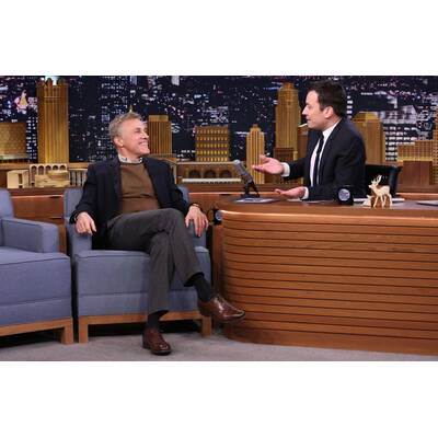 Christoph Waltz bei Jimmy Fallon