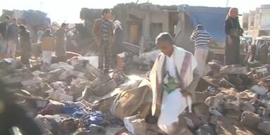 Saudis greifen aus der Luft an