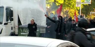 Ausschreitungen bei Mai-Demos