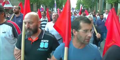 Proteste gegen Sparkurs in Griechenland