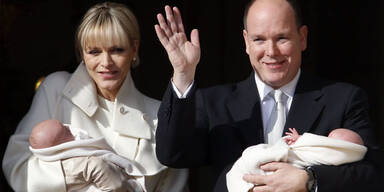 Charlène zeigte ihre süßen Babys