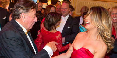 Richard Lugner, Elisabetta Canalis auf dem Opernball 2015