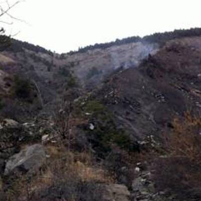 Die ersten Bilder von der Absturzstelle