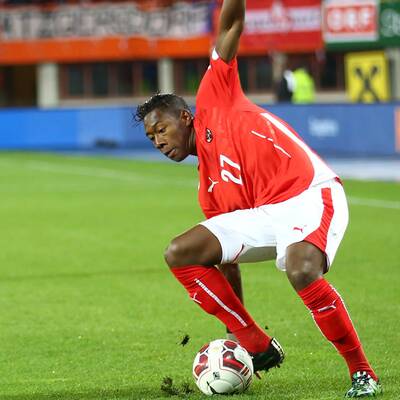 David Alaba im Spiel gegen Bosnien Herzegowina