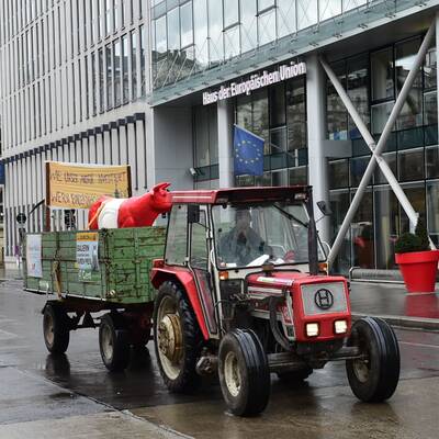 Demo vor dem EU-Haus