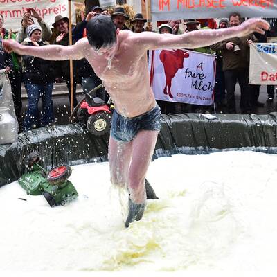 Demo vor dem EU-Haus