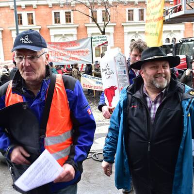 Demo vor dem EU-Haus