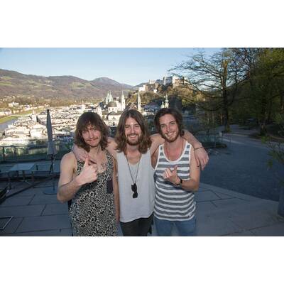 Die Makemakes auf Salzburg-Visite