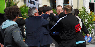 Neo-Nazis &uuml;berfallen Mai-Kundgebung