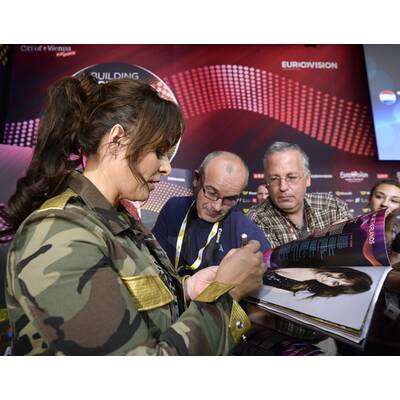 Die holländische Eurovision-Teilnehmerin Trijntje Oosterhuis