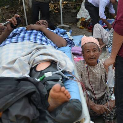 Nachbeben erschüttert Nepal 
