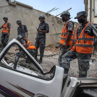 Nachbeben erschüttert Nepal 