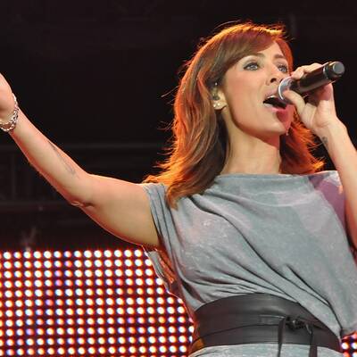 Flug über das Festgelände