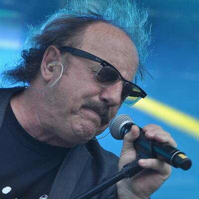 Flug über das Festgelände