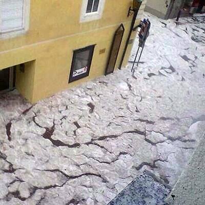 Schwere Gewitter über Österreich 