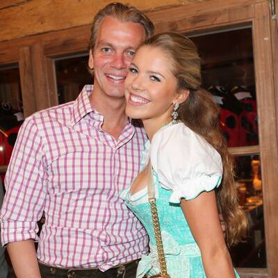 Arjen Robben mit Ehefrau Bernadien Eillert.