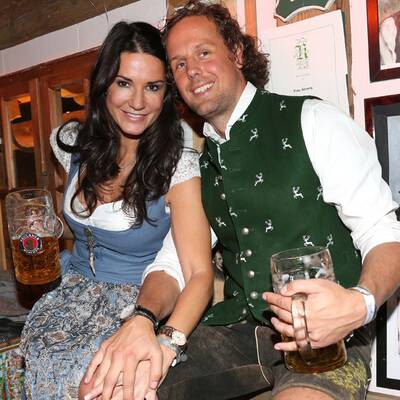 Arjen Robben mit Ehefrau Bernadien Eillert.