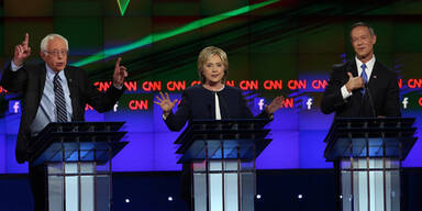4 Männer gegen Hillary Clinton