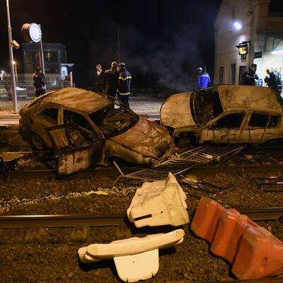 Straßenrandale und Gefängnis-Meuterei in Frankreich