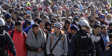 Aufnahmezentrum an russischer Grenze