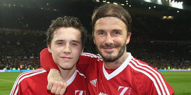 David Beckham mit Sohn Brooklyn