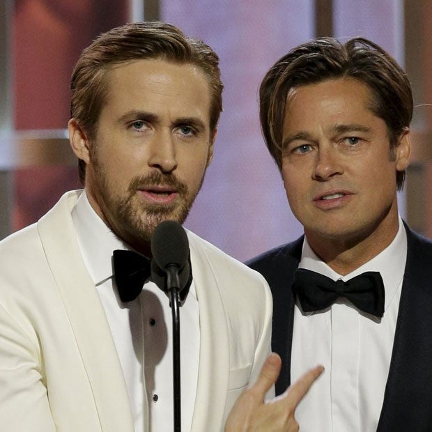 Brad Pitt & Ryan Gosling auf den Golden Globes