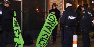 Demonstranten sorgten für Schreckmoment