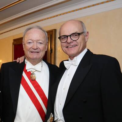 Hofburg-Kandidat Andreas Khol und Casino-Chef Karl Stoss