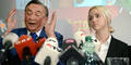 Richard & Cathy Lugner bei Pressekonferenz