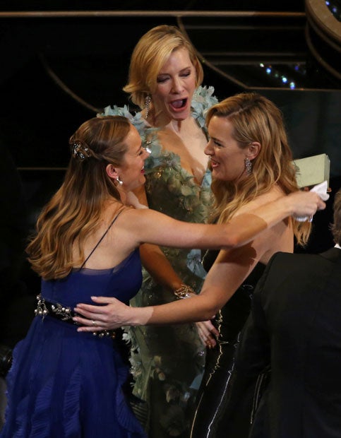 Oscars: Kate Winslet, Cate Blanchett und Brie Larson
