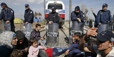 Flüchtlinge Idomeni