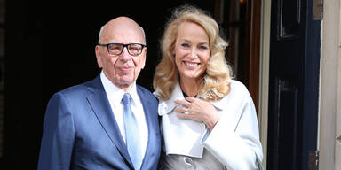 Rupert Mordoch & Jerry Hall