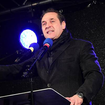 Flüchtlingsdemo in Liesing