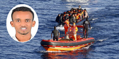 Mittelmeer Fl&uuml;chtling